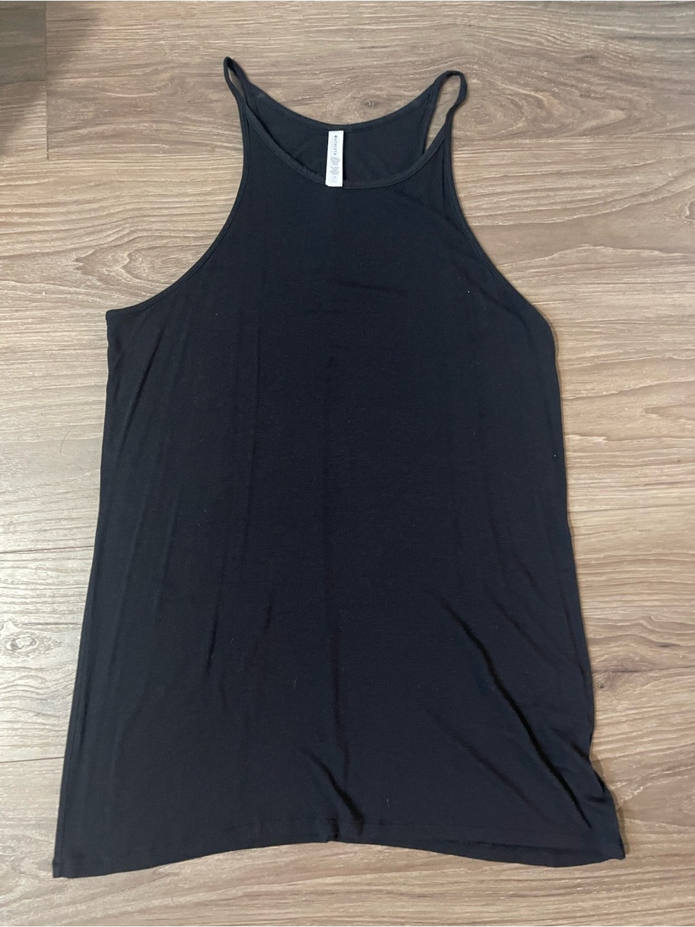 Athleta Black Racerback Midi Dress